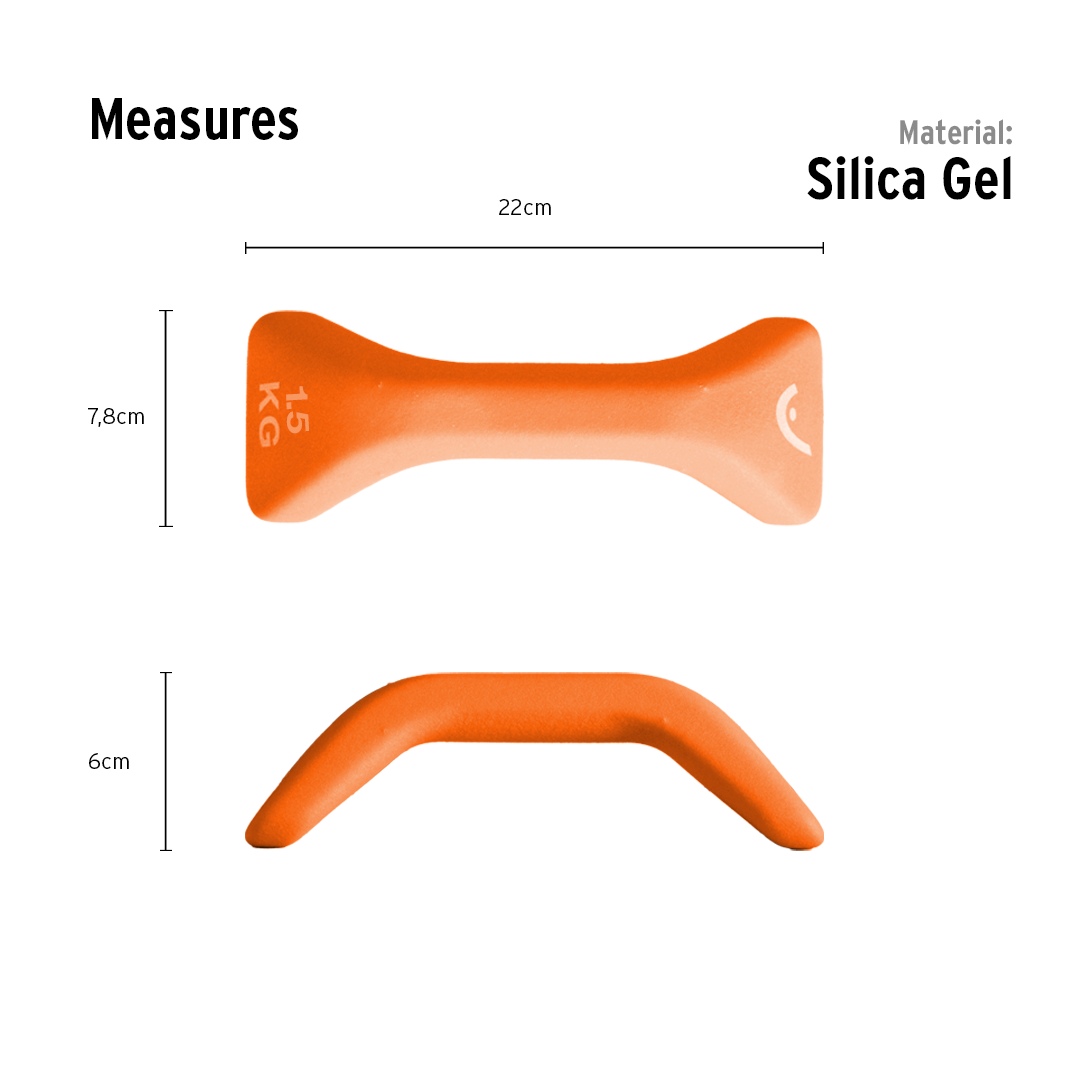 MANCUERNAS DE NEOPRENE 1.5KG HEAD