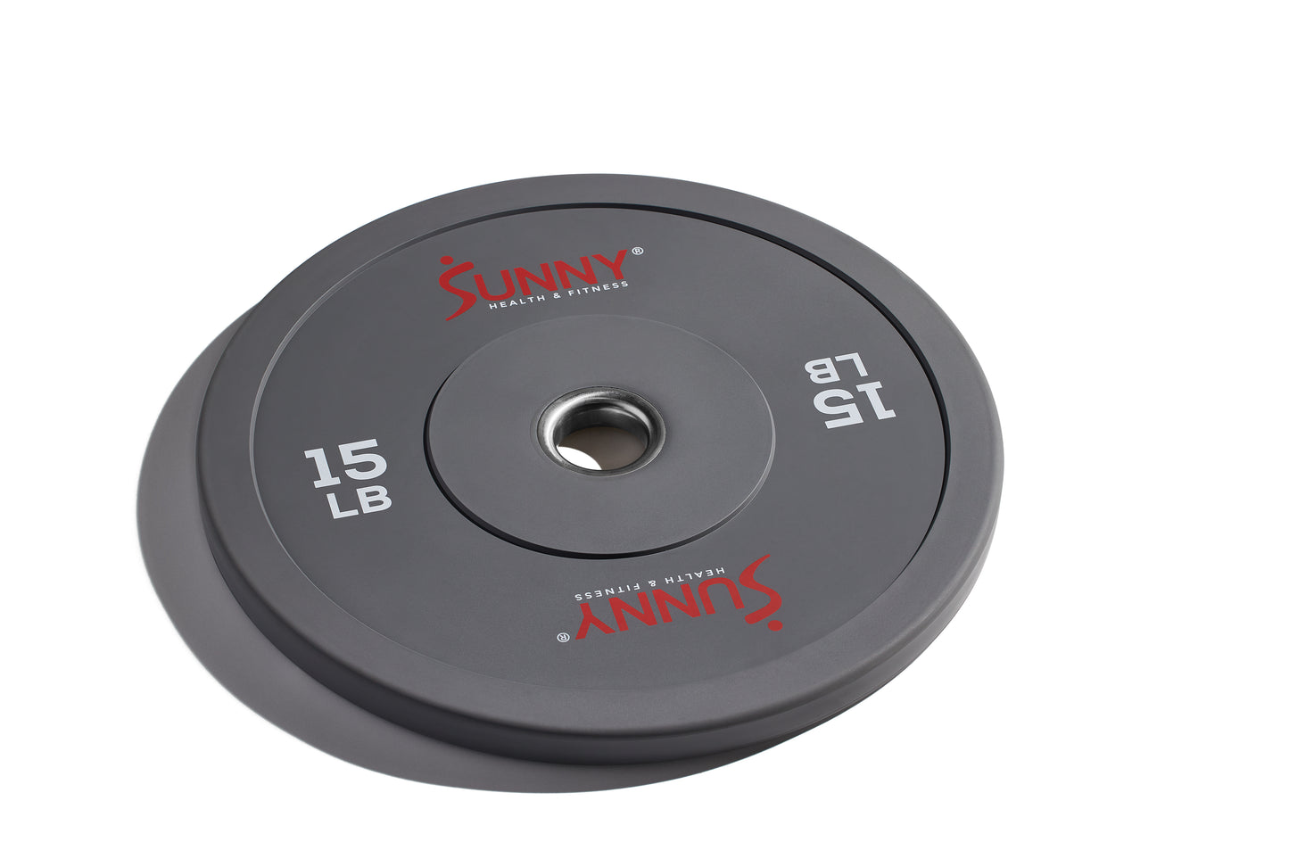 Sunny Health & Fitness discos de peso olímpicos de goma Elite de 2 pulgadas, de 10 a 55 libras.