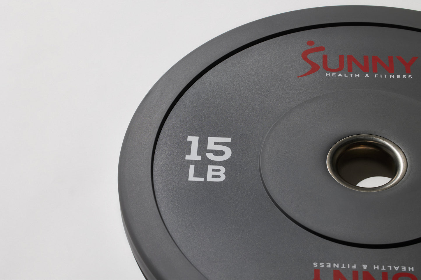 Sunny Health & Fitness discos de peso olímpicos de goma Elite de 2 pulgadas, de 10 a 55 libras.
