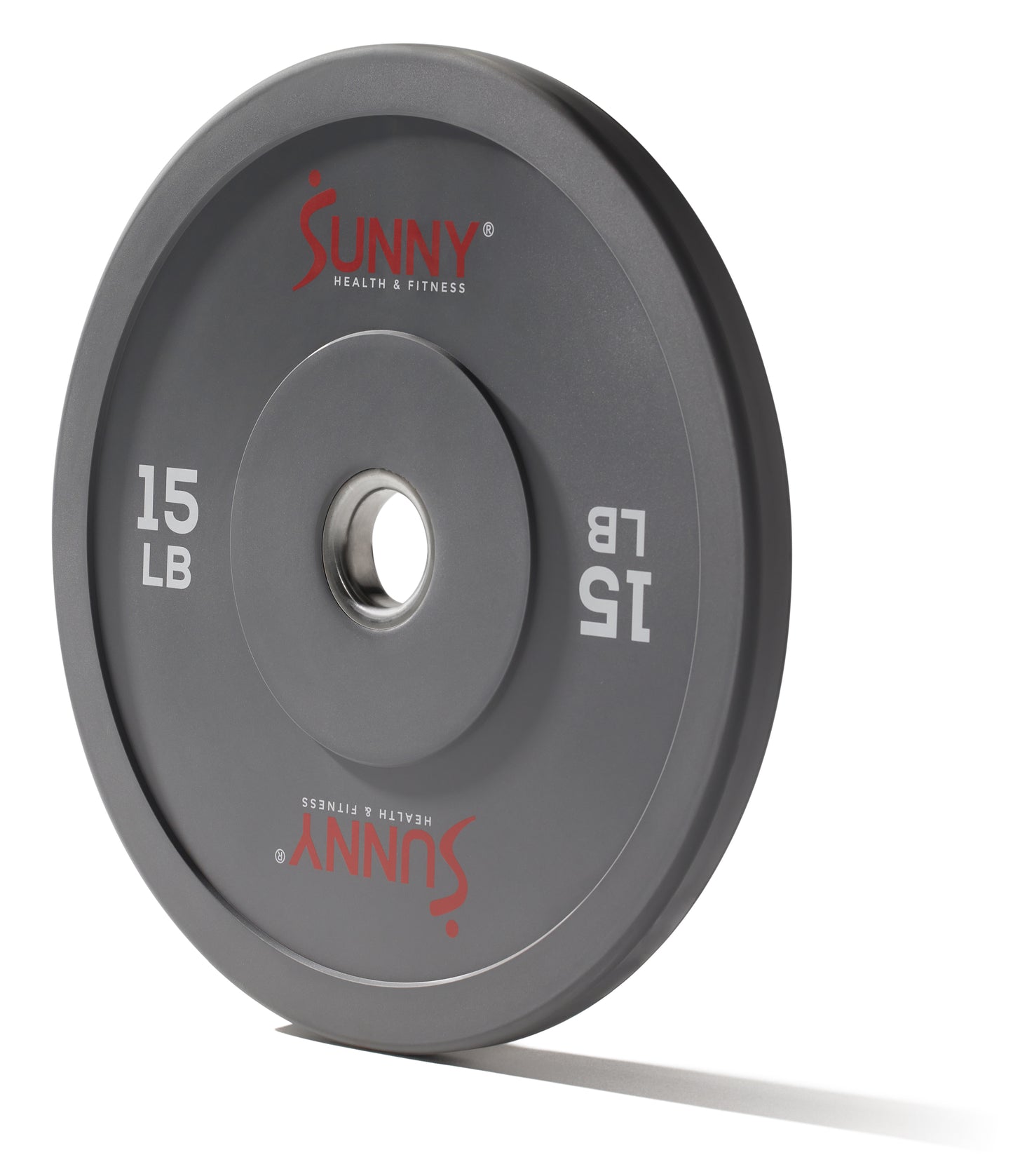 Sunny Health & Fitness discos de peso olímpicos de goma Elite de 2 pulgadas, de 10 a 55 libras.