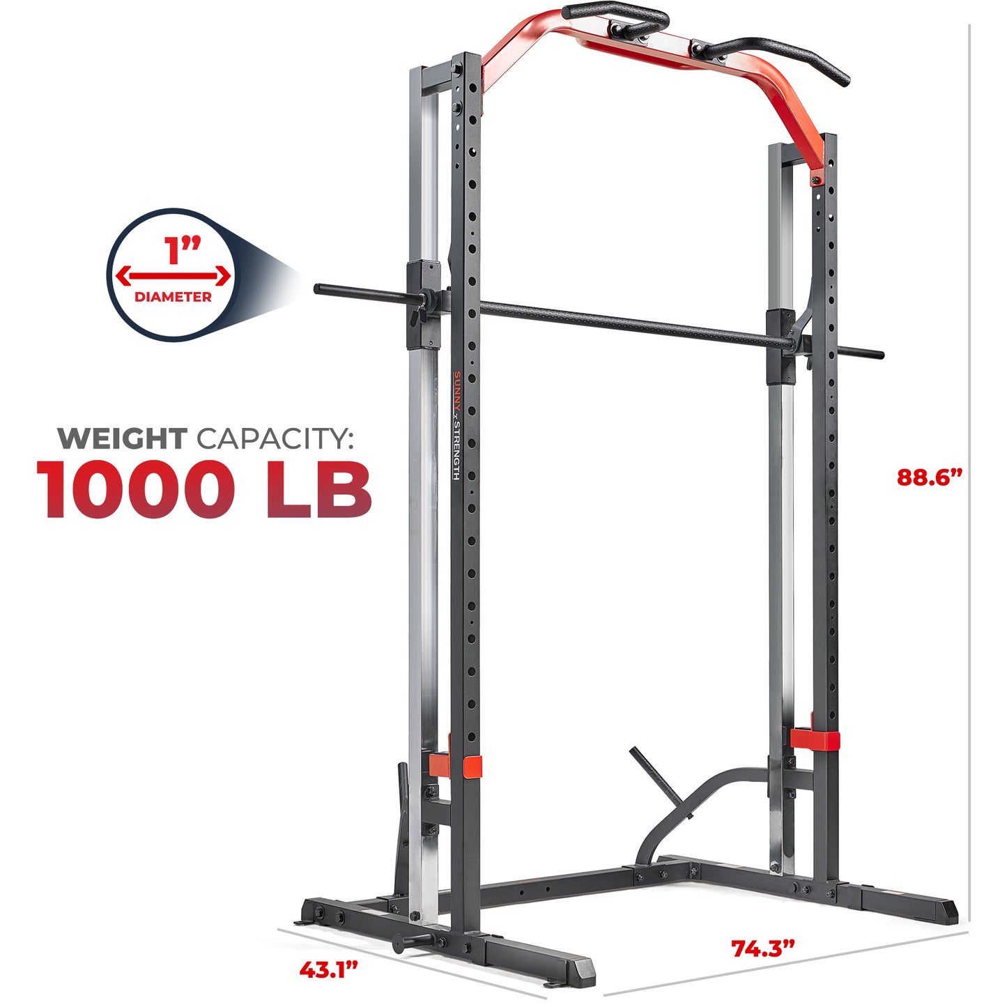 Sunny Health & Fitness Smith Machine SF-XF920020 - Estante para Sentadillas