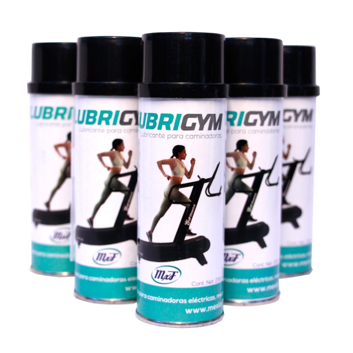 Lubricante para caminadora Lubrigym MXF 6 PACK mexicofitness Lubricante para caminadora Lubrigym MXF 6 PACK mexicofitness