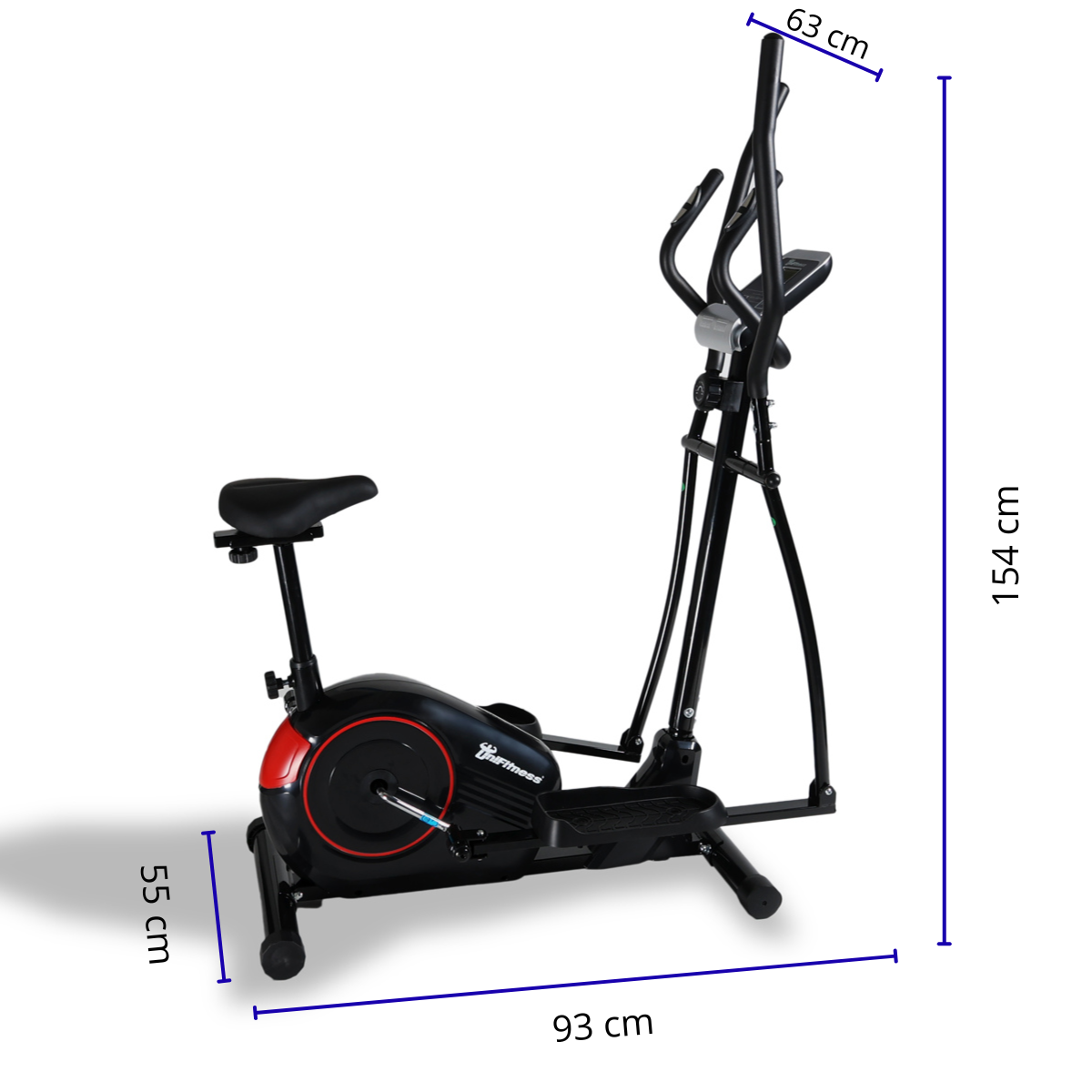 Eliptica Escaladora Unifitness Hybrid 35h UFEL2535-H