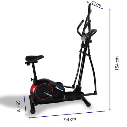 Eliptica Escaladora Unifitness Hybrid 35h UFEL2535-H
