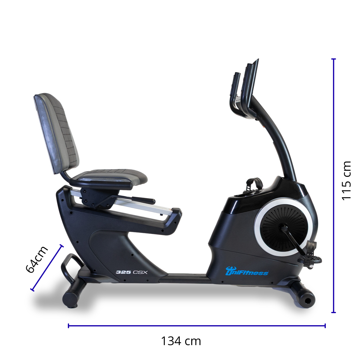 Bicicleta Recumbente Unifitness 325 Csx UFEX43921