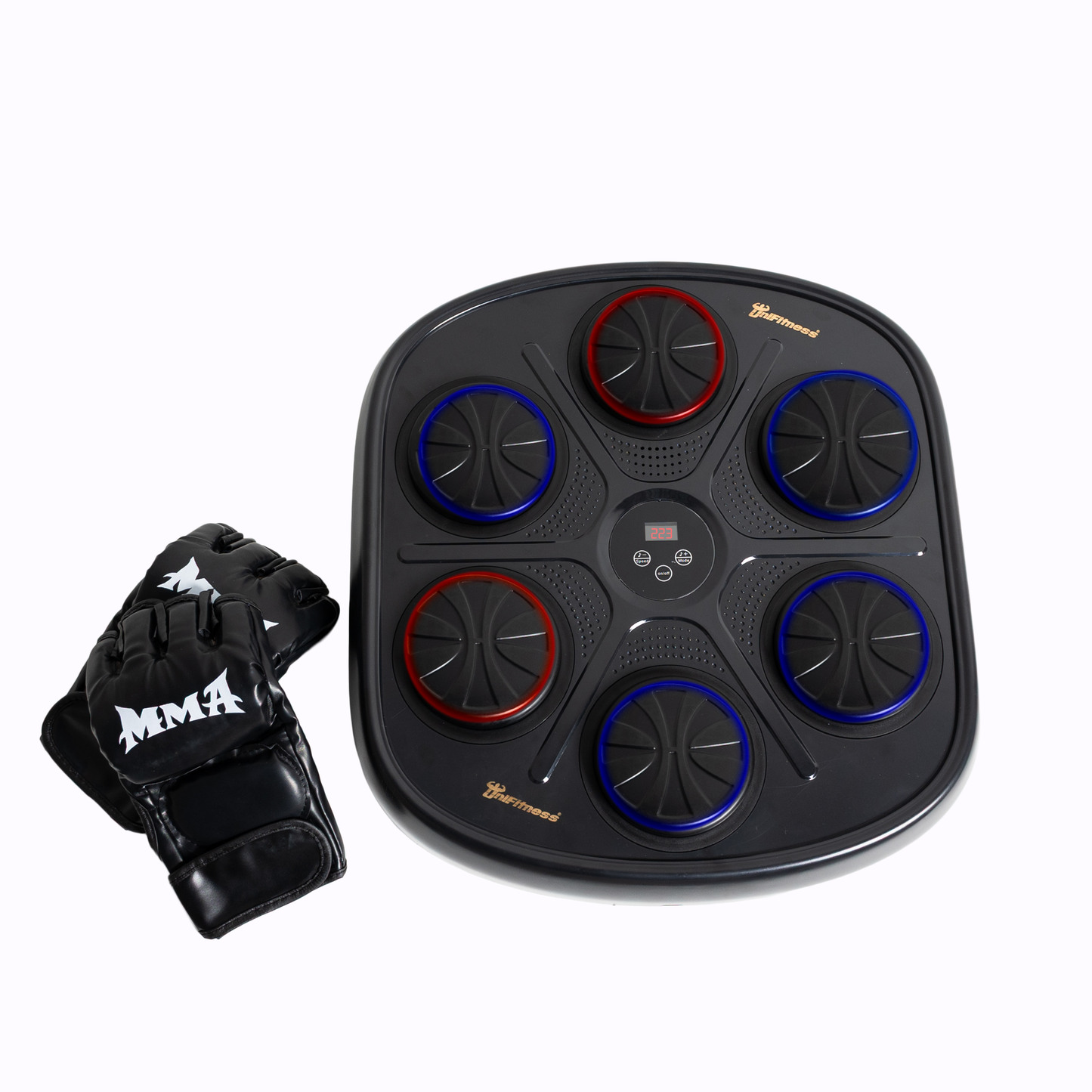 Maquina De Boxeo Inteligente Con Musica Unifitness UNMBXM03