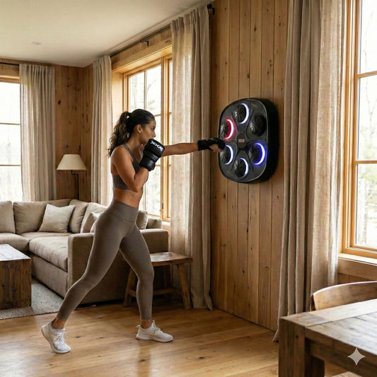 Maquina De Boxeo Inteligente Con Musica Unifitness UNMBXM03