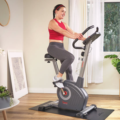 Sunny Health & Fitness Bicicleta de ejercicio de la serie Elite interactiva