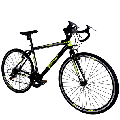 Bicicleta De Ruta Unifitness R700 14v Cambios Shimano Negro