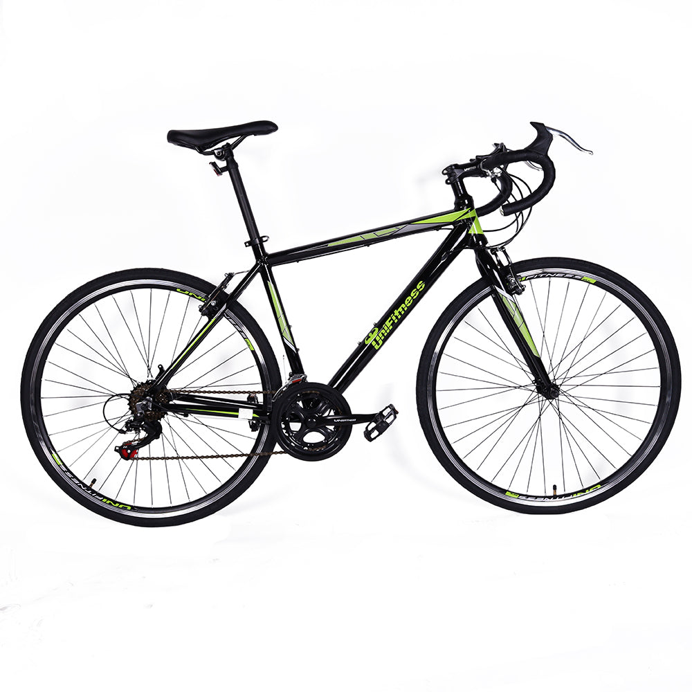 Bicicleta De Ruta Unifitness R700 14v Cambios Shimano Negro