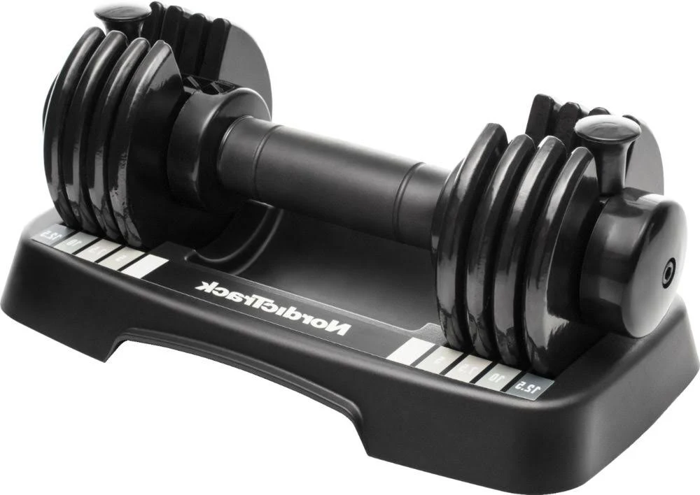 Juego de Mancuernas Nordictrack de 12.5 Lbs Con Base